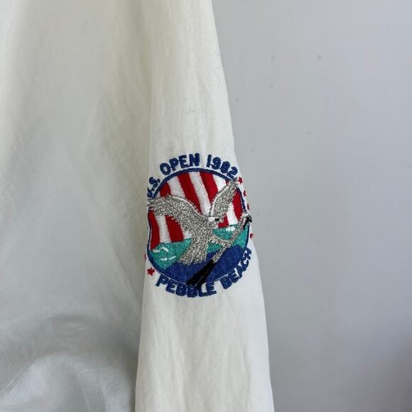 Vintage Men's windbreaker 1992 pebble beach u.s. open golf jacket size medium - Picture 6 of 10